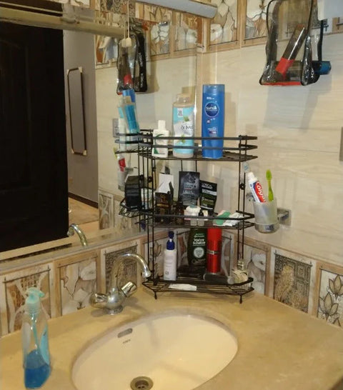 3 Tier Bathroom Corner Shelf